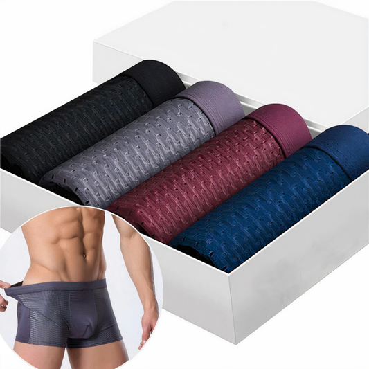 BAMBOO LATEST FIBRE BOXER SHORTS UNDERWEAR ( PACK OF 6 )